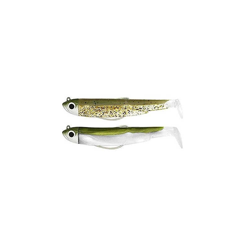 FIIISH - Black Minnow - N°1-7 cm - Double Combo Shore - 3G - Kaki