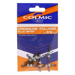 Colmic Cross Line Rollings Fluo Bead Size 5-6