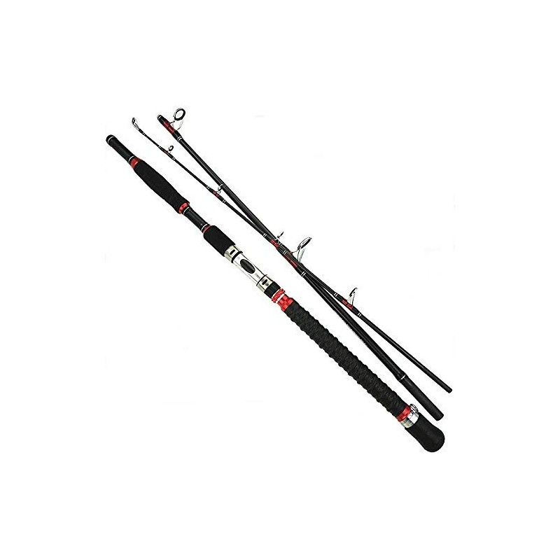 Pesca Rod Fuerte Pesca Trolling Barra del Barco de Carbono Barra de Giro Secciones Jigging Rod Muy Duro rápida acción Varilla Pesca Rod Fuerte Pesca Trolling Barra del Barco de Carbono Barra de Giro Secciones Jigging Rod Muy Duro rápida acción Varilla