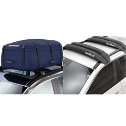 HandiWorld HandiHoldall Cofre de Techo Blando Grande de 330 litros Bolsa de Techo Plegable + HRACK HandiRack Barras de Techo 