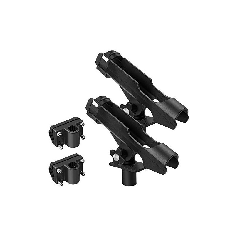 XiYee Caña de Pescar Accesorios, 2 Piezas Soporte Caña de Pescar para Kayak y Barco, Juego Multifuncional para Descanso Poste